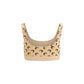 Marine Serre Beige Polyamide Sport Bra