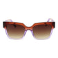 Replay Purple Plastic Sunglasses