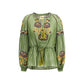 Valentino Bicolor Silk Shirt