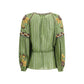 Valentino Bicolor Silk Shirt
