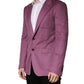 Dolce & Gabbana Purple Cashmere Slim Fit Coat Jacket Blazer