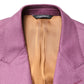 Dolce & Gabbana Purple Cashmere Slim Fit Coat Jacket Blazer