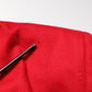Dolce & Gabbana Red Cashmere Slim Fit Coat Jacket Blazer