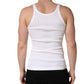 Dolce & Gabbana White Ribbed Cotton Sleeveless Tank  T-shirt