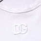 Dolce & Gabbana White Ribbed Cotton Sleeveless Tank  T-shirt