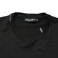 Dolce & Gabbana Black Crew Neck Sleeveless Tank Top T-shirt