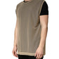 Dolce & Gabbana Beige Crew Neck Sleeveless Mesh Top  T-shirt