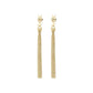 Saint Laurent Gold Brass Earrings