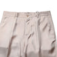 Dolce & Gabbana Beige Silk Straight Formal DressTrouser Pants