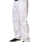 Fay White Cotton Stretch Straight Casual Men Denim Trouser Jeans