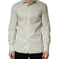 Domenico Tagliente Light Green Long Sleeves Formal Dress Shirt