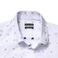 Patrizia Pepe White Cotton Slim Fit Collared Men Dress Shirt