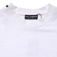 Dolce & Gabbana White Cotton Crew Neck Sweatshirt Sweater