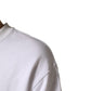 Dolce & Gabbana White Cotton Crew Neck Sweatshirt Sweater