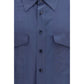 Saint Laurent Blue Viscose Dress Shirt