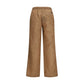 Dolce & Gabbana Brown Linen Casual Pants