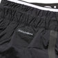 Dolce & Gabbana Black Nylon Elastic Waist Swim Shorts Swimwear