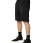 Dolce & Gabbana Black Nylon Elastic Waist Swim Shorts Swimwear