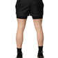 Dolce & Gabbana Black Polyester Drawstring Men Shorts Swimwear