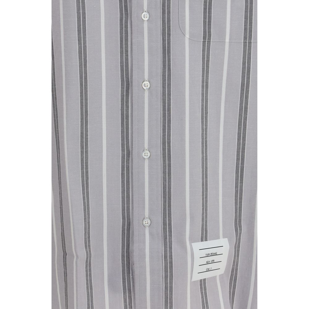 Thom Browne Gray Cotton Shirt