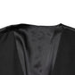 Dolce & Gabbana Black Wool Single Breasted Men Waistcoat Vest