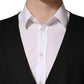 Dolce & Gabbana Black Wool Single Breasted Waistcoat Vest