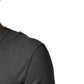 Dolce & Gabbana Gray Ribbed Cotton Long-Sleeve Henley  T-shirt