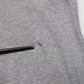 Dolce & Gabbana Gray Ribbed Cotton Long-Sleeve Henley  T-shirt