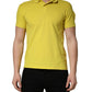 Invicta Yellow Short Sleeve Pique Men Cotton Polo Shirt T-shirt