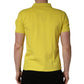 Invicta Yellow Short Sleeve Pique Men Cotton Polo Shirt T-shirt