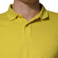 Invicta Yellow Short Sleeve Pique Men Cotton Polo Shirt T-shirt
