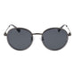 Polaroid Gray Stainless Steel Sunglasses