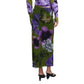 Desigual Bicolor Polyester Long Skirt