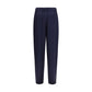Giorgio Armani Blue Silk Casual Pants