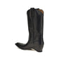 Maison Margiela Black Calf Leather Bos Taurus Ankle Boots