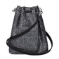 Jimmy Choo Black Satin Crossbody Bag