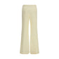 Max Mara Beige Viscose Flared Pants