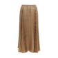 Fabiana Filippi Beige Polyester Midi Skirt