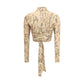 Ganni Beige Recycled Polyester Blouse