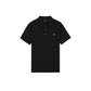 Lyle & Scott Black Cotton Polo Shirt