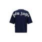 Palm Angels Blue Cotton Sportswear