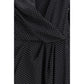 SA SU PHI Black Silk Long Dress