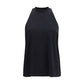 Darkpark Black Cotton Sleeveles T-Shirt