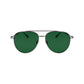 Ferragamo Gray Metal Sunglasses