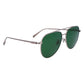 Ferragamo Gray Metal Sunglasses
