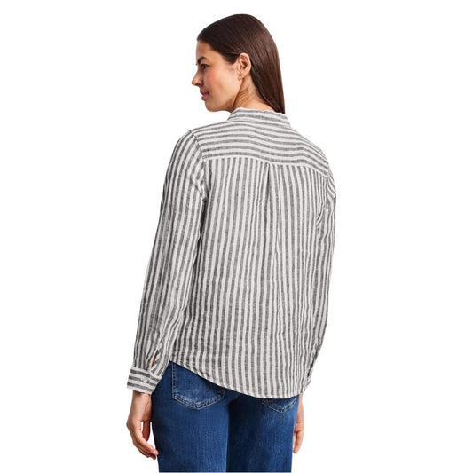 Street One Brown Linen Blouse