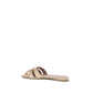 Saint Laurent Multicolor Calf Leather Bos Taurus Flat Sandals