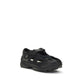 Y-3 Black Calf Leather Bos Taurus Flat Sandals
