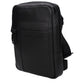 Piquadro Black Leather Crossbody Bag