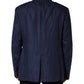 Dolce & Gabbana Blue Single Breasted 2 Button Suit Jacket